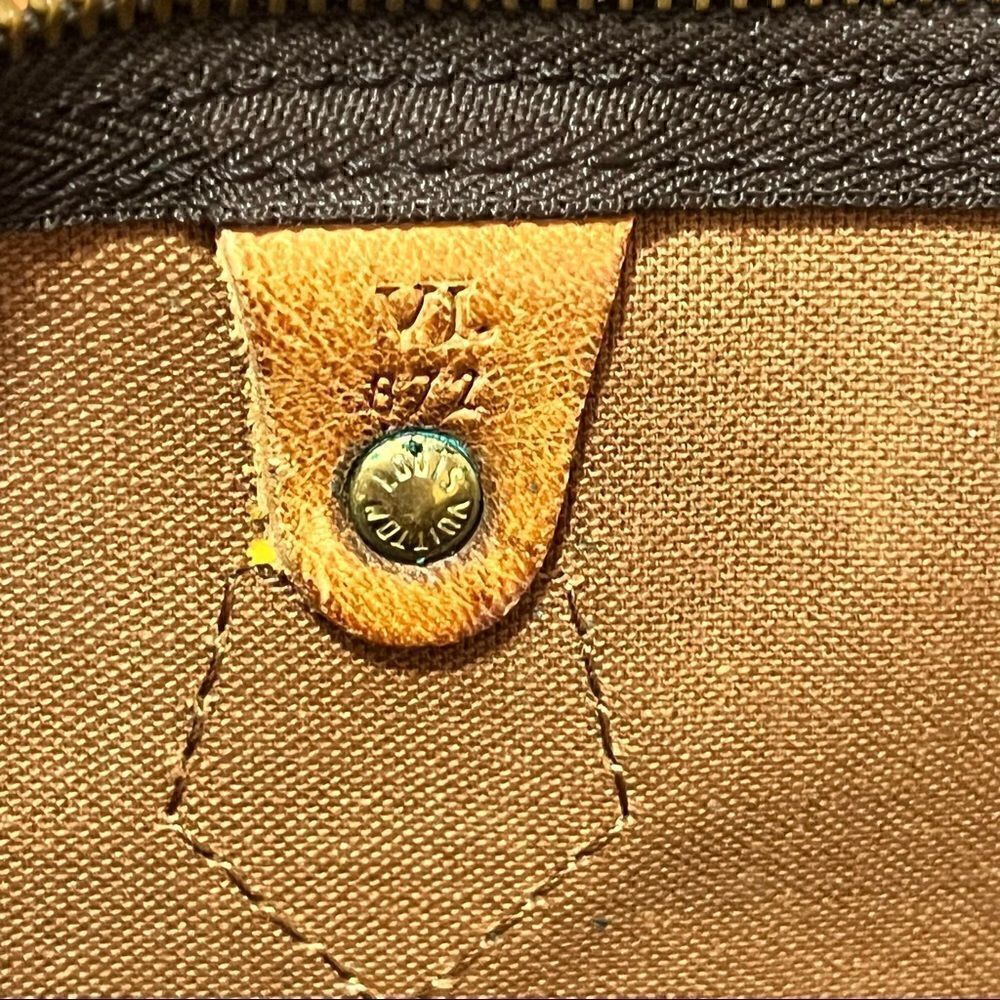 LOUIS VUITTON SPEEDY 40 Vintage February “87 Made in France 100% authentic! gUC - Picture 11 of 12
